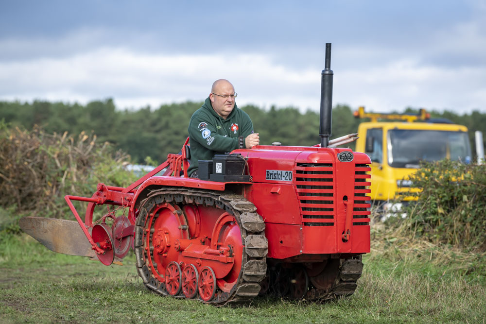 Red Bristol crawler